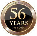 SMILEY 56 ANNIVERSARY BADGE