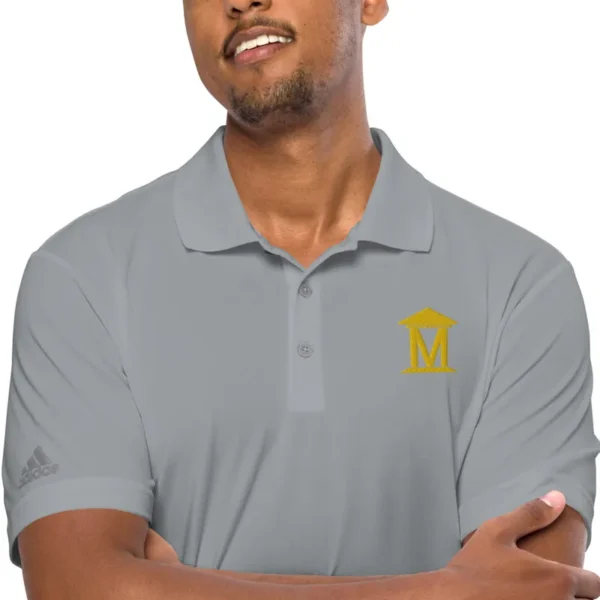 Embroidered Adidas Performance Golf Polo - Image 4
