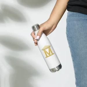 The "M" Steel Water Bottle