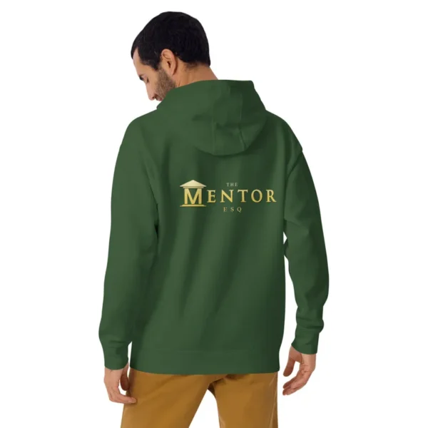 Screenprinted "The Mentor, Esq." Unisex Hoodie - Image 9