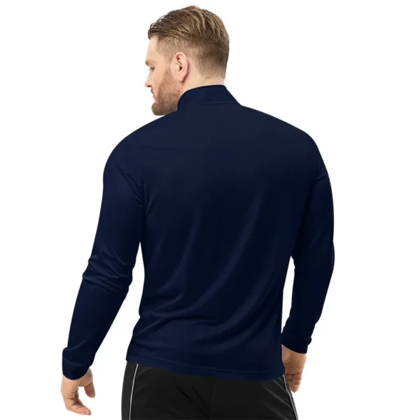 Embroidered Adidas Quarter Zip Pullover - Image 6