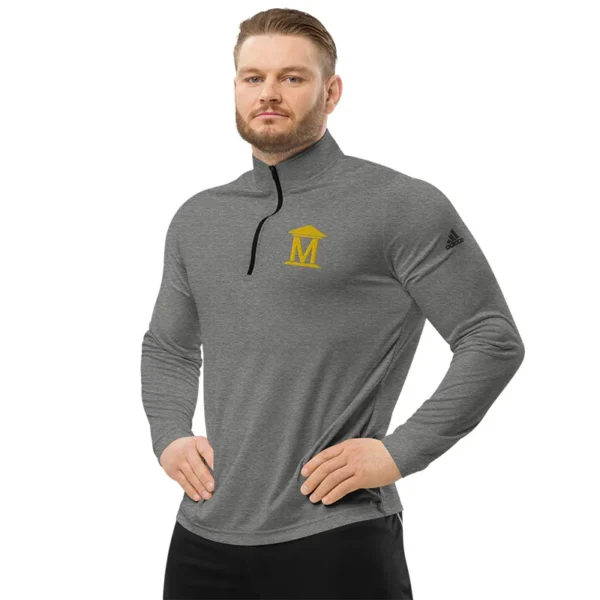 Embroidered Adidas Quarter Zip Pullover - Image 11