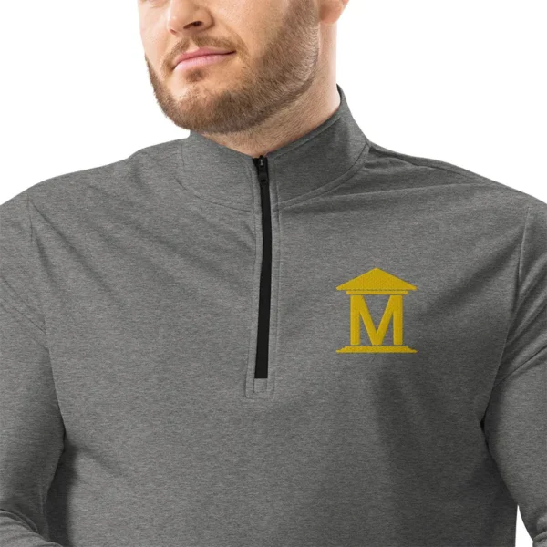 Embroidered Adidas Quarter Zip Pullover - Image 12
