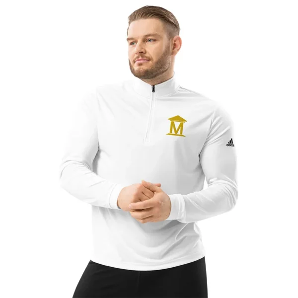 Embroidered Adidas Quarter Zip Pullover - Image 13