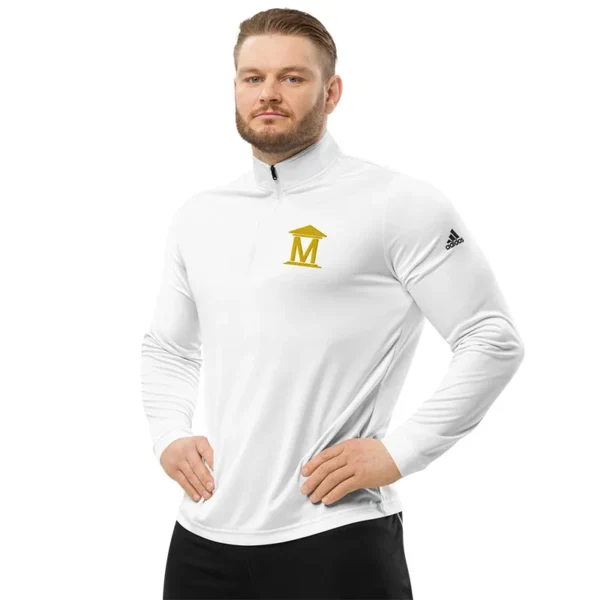Embroidered Adidas Quarter Zip Pullover - Image 15